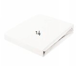 Prześcieradło jersey z gumką 160x200 BIAŁY