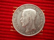 1 KORONA 1936 G. SVERIGE GUSTAF V * SREBRO Ag .800