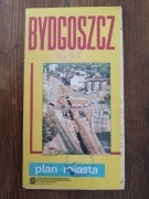 Bydgoszcz plan miasta 1988 rok mapa PPWK im. Eugeniusza Romera Vintage 