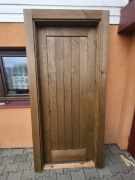 Drzwi lite drewno postarzane rustykalne