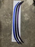 Lotka klapy tył BMW M2 M4 OE 117396 3 sztuki fiolet, czerń, niebieski mat