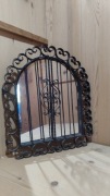 Lustro metalowe kute retro vintage loft rustykalne