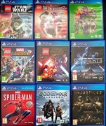 Zestaw używanych gier na konsolę PS4