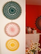 Zestaw trzech dekoracyjnych mandali
