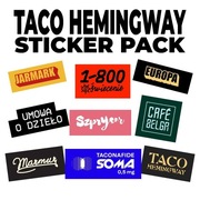 Taco Hemingway Logo Sticker Pack - 9 szt. naklejek