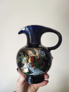 Kobaltowy wazonik bażanty chińska porcelana