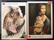 PUZZLE 1000 X 4 pudełka / cena za zestaw!