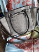 Torebka miedziano - złota. NOWA 