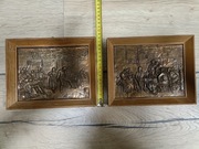 Obraz wytłaczany płaskorzeźba PRL DDR obrazy