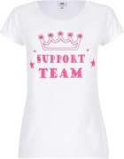 Koszulka SUPPORT TEAM dla druhny Na wieczór panieński Na sesję zdjęciową