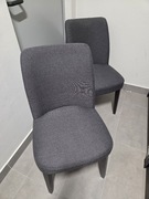 2x Krzesla Tapicerowana Agata Holin, Szare