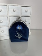 Portmonetka saszetka damska Chaber haftowana, rękodzieło