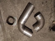 Instalacja do odprowadzania spalin z pieca