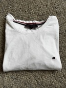 Biały T-shirt damski Tommy Hilfiger rozmiar M biała koszulka