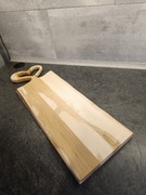 Duża deska do krojenia i serwowania jaworowa