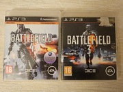 2 Gry PS3 - Battlefield 3 i 4 Dubbing PL
