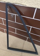 Duży Fiat 125p szyba trójkątna z uszczelką BESPO D306 lewy tył drzwi