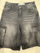 Jeansowe spodenki baggy