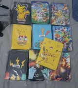 Skórzany  album na karty pokemon dla dzieci 