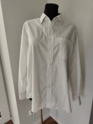 Biała koszula Marks & Spencer z bawełny na guziczki 42 XL