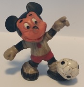 Myszka Miki pilkarz Gumowa Figurka 