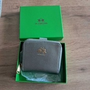 Szary portfel damski La Martina 