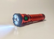 7-diodowa latarka, światło białe, czerwone, niebieskie, zielone, UV365