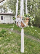 Kwietnik makrama Boho 