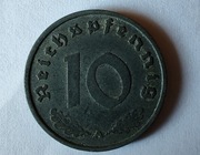 Niemcy - Trzecia Rzesza 10 reichsfenigów, 1940 r. „A” - Berlin (S173)