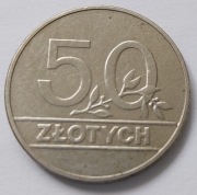 Moneta 50 zł z 1990 roku