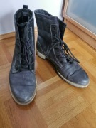 ECCO 40 39 damskie traperki glany trekkingowe 