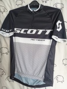 Koszulka kolarska rowerowa męska Scott rozmiar S czarno biała RC Team