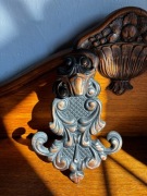 Kinkiety ścienne 2x mosiądz witrażowe retro para antyk