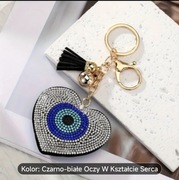 Czarno-białe Oko proroka w kształcie serca.