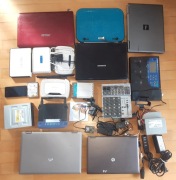 Laptopy i inne uszkodzone - złom. Phonic MM1002 BOSS ME-30