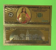 Banknot Serce Jezusa 100$