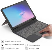 Etui na Samsung Galaxy Tab S7 FE/S8 Plus z klawiaturą i touchpadem,