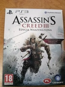 ASSASSIN'S CREED 3 EDYCJA WASZYNGTONA GRA PS3 PL *polskie napisy*