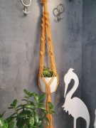 Kwietnik wiszący #9, h 110, wewn/zewn. Makrama.