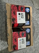 Zestaw Tuszy HP 652 Black oraz 652 Tri Color Nowe, Polecam.