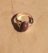Pierścionek złoto 585 14k prl 17,1mm