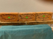 Stara cegła Darłowo RUGENWALDE 3szt DO PIECA KOMINKÓW 