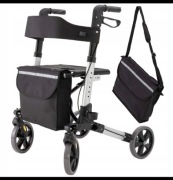 CHODZIK Czterokołowy składany lekki DLA SENIORA