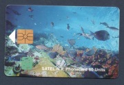 WYSPA SABA  chipowa karta telefoniczna   