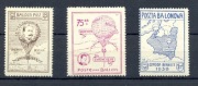 Polska - Poczta Balonowa Gordon Bennett Lwów 1939, kompletna seria