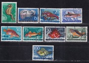 Jugosławia 1956 kasowane Mi.795-803 cena 27,50 zł kat.28,25€