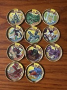 Zestaw 11x Metal Tazo Yu-Gi-Oh! The Shadow Cheetos Retro Kolekcja STAN BDB