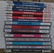 16 płyt CD Paris Music muzyka ilustracyjna do Radio i TV
