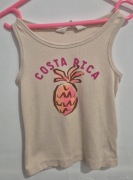 H&M TOP BLUZKA NA RAMIĄCZKACH PRĄŻKOWANA W PRĄŻEK NA LATO 98 3 LATA