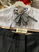 Paryski look: czarne cygaretki By Malene Birger 36 kant wełna wiskoza